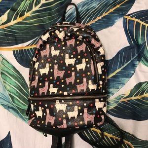 Cute black mini alpaca bag